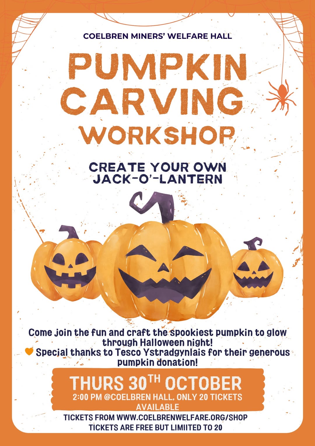 Pumpkin Carving Workshop
